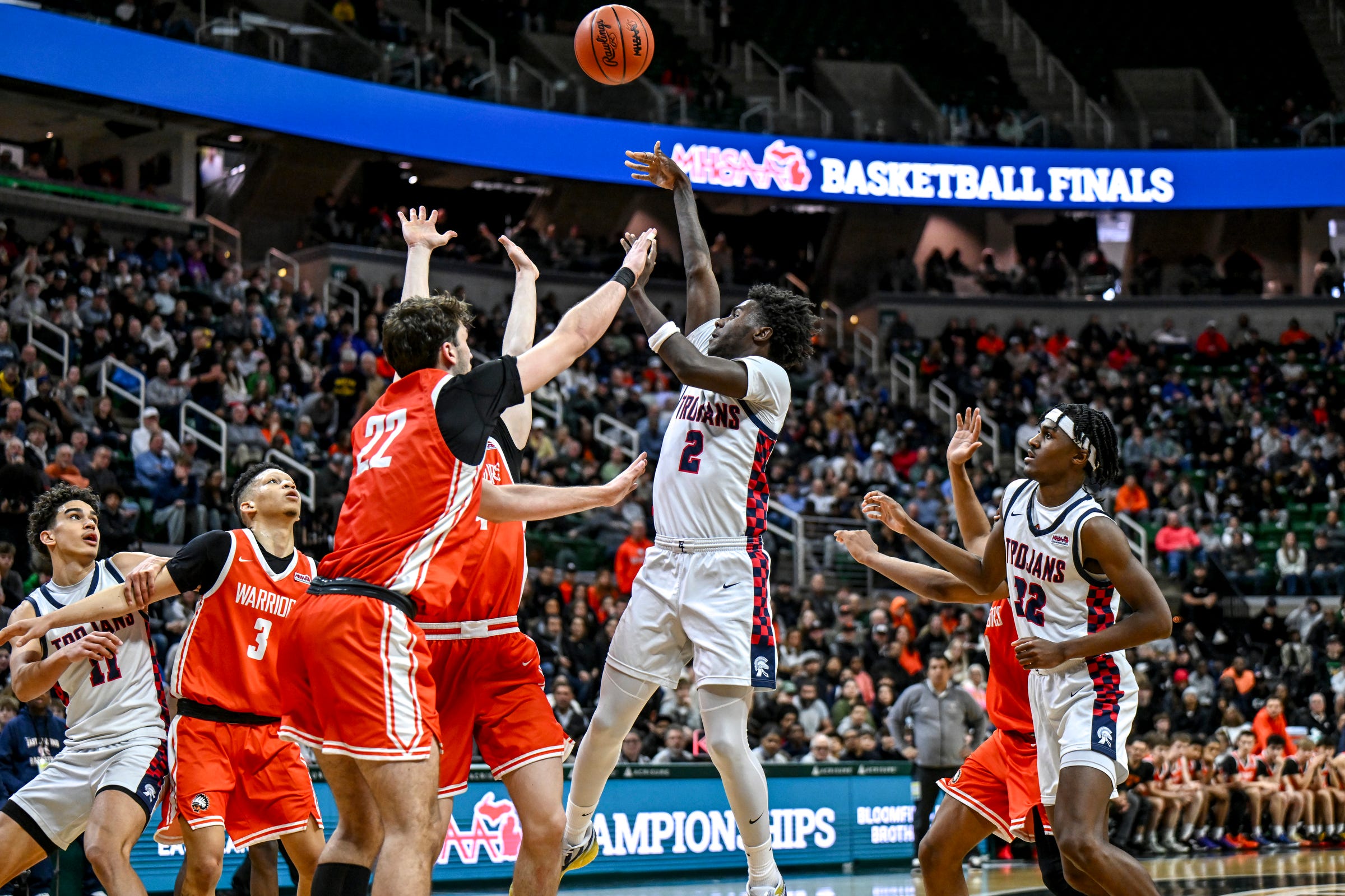 KJ Torbert 3-pointer sends East Lansing back to MHSAA D-1 title game