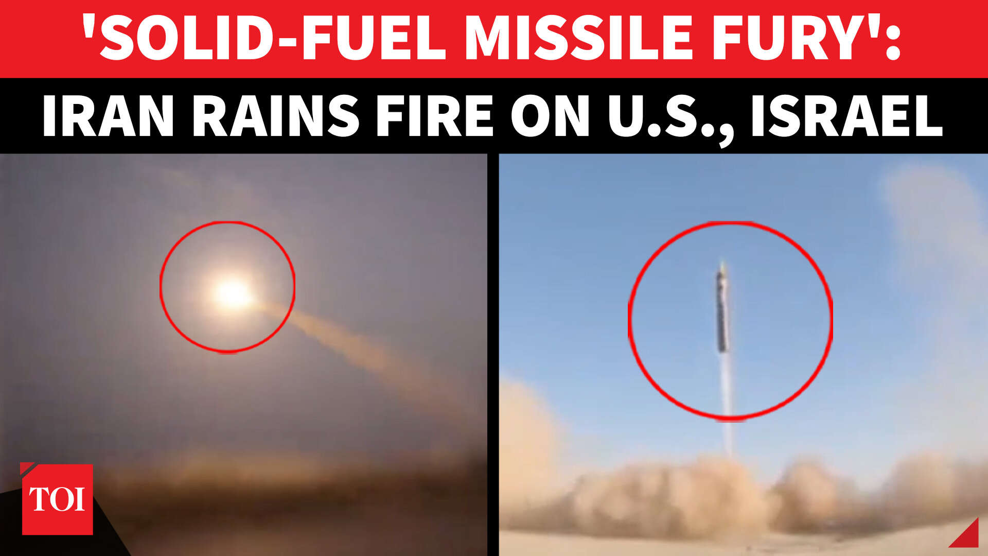 Iran unleashes solid-fuel missile barrage, US and Israeli sites 'hit ...