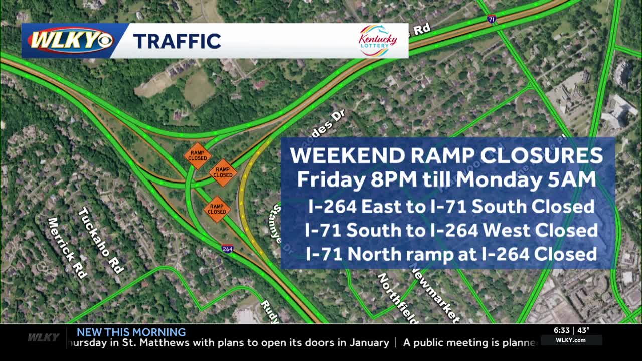 Major ramp closures