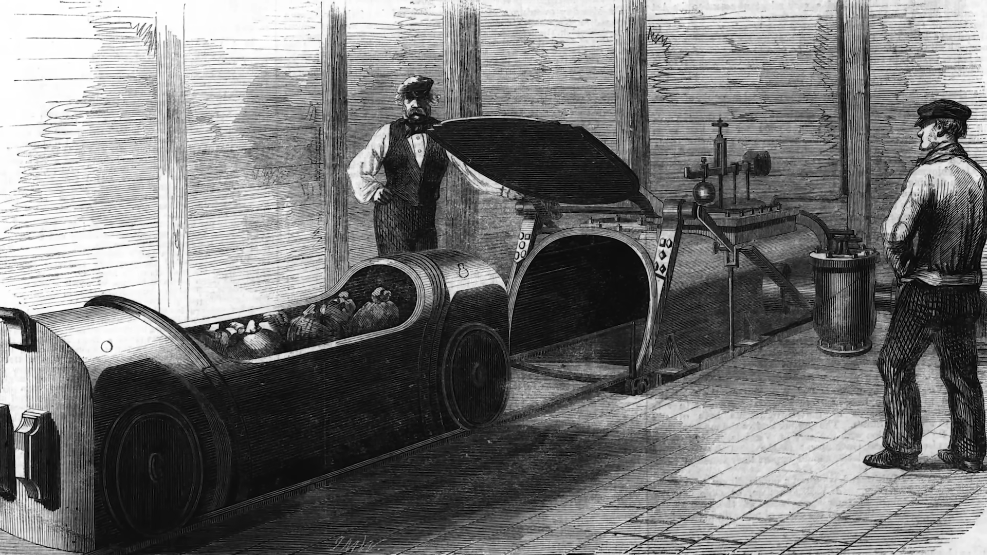The 1860 underground mail system that vanished