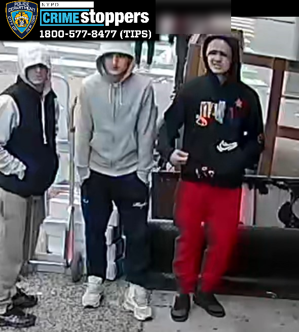 Trio wanted for knifepoint robberies in Brooklyn