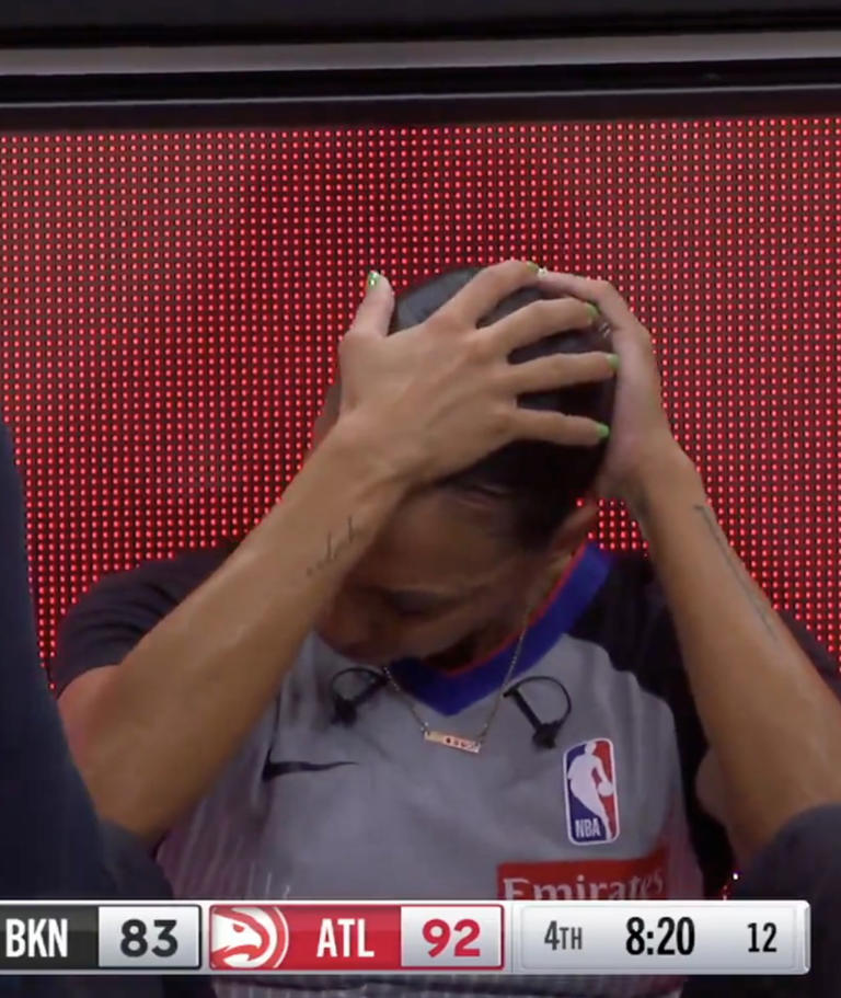 NBA referee fumes after getting injured by camera operator in bizarre scene