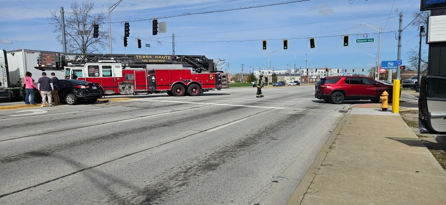 Traffic backed up after Friday afternoon wreck