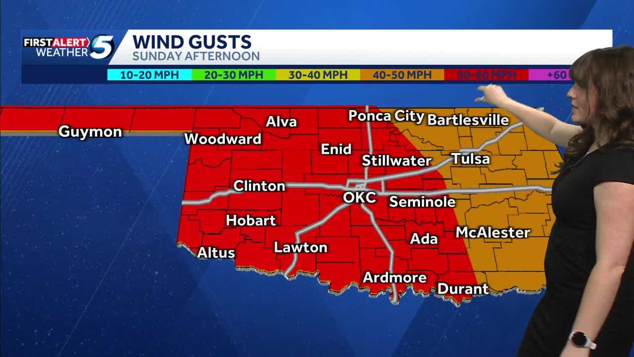 Timeline: Oklahoma will see a warm weekend before a cold plunge Sunday