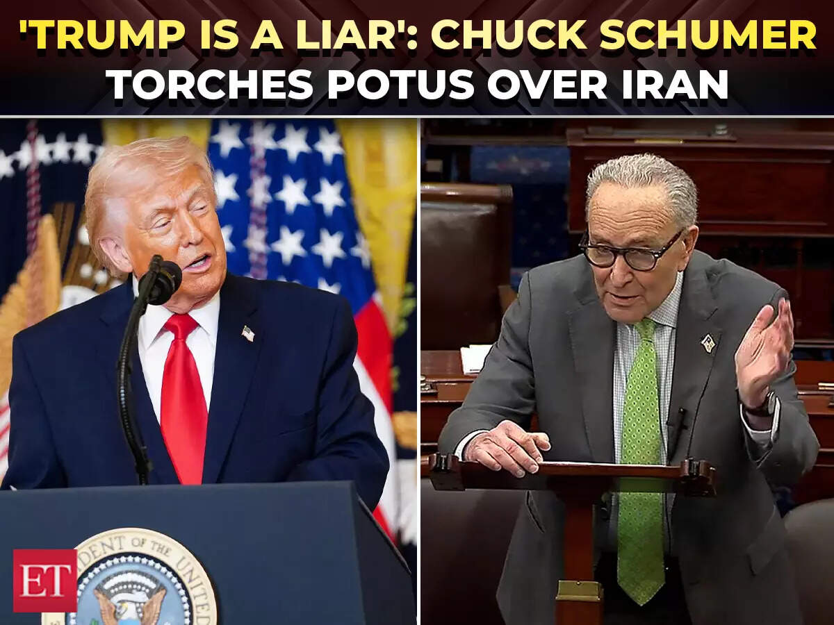 'Americans don't trust Trump...': Chuck Schumer grills POTUS over Iran ...