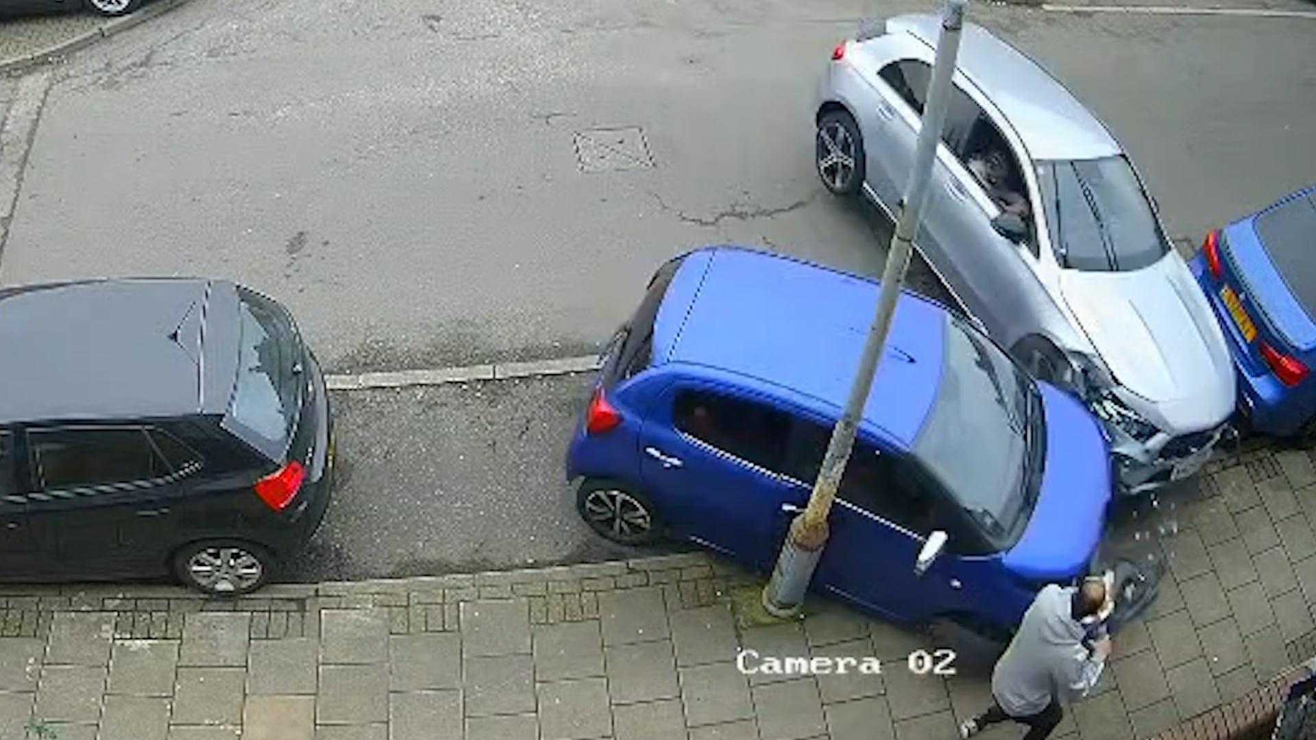Pedestrians have lucky escape after out-of-control car smashes into ...