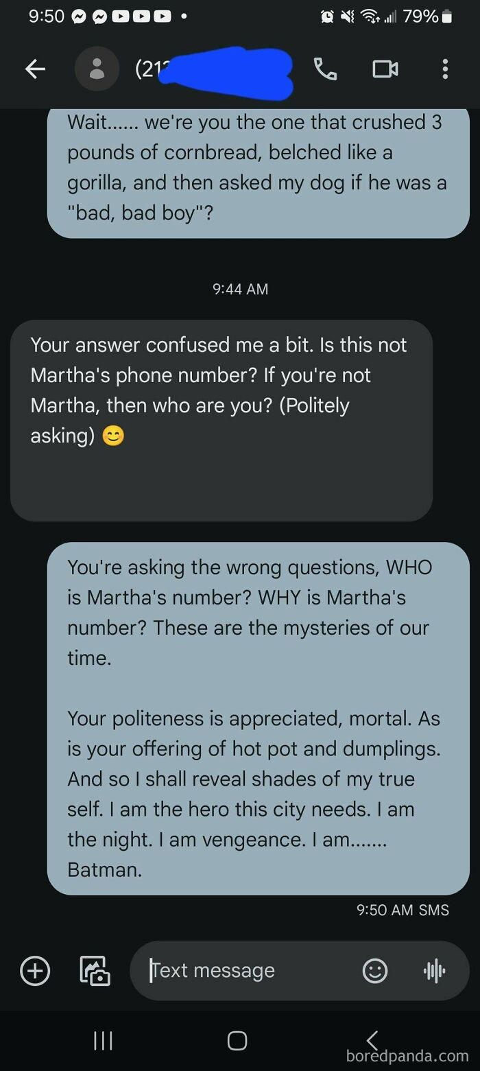 17 unexpected wrong number text conversations