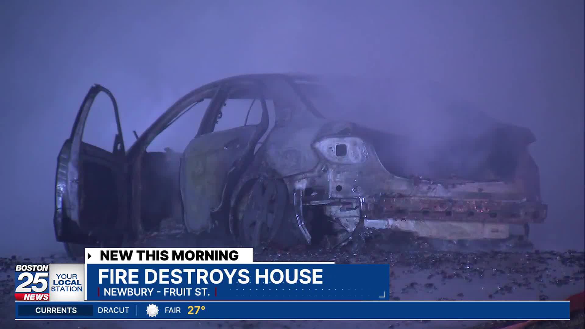 Dog, cat killed, family escapes after fire at home in Newbury