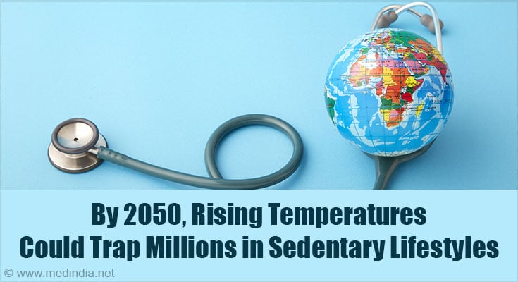 Climate change could make the world less active by 2050