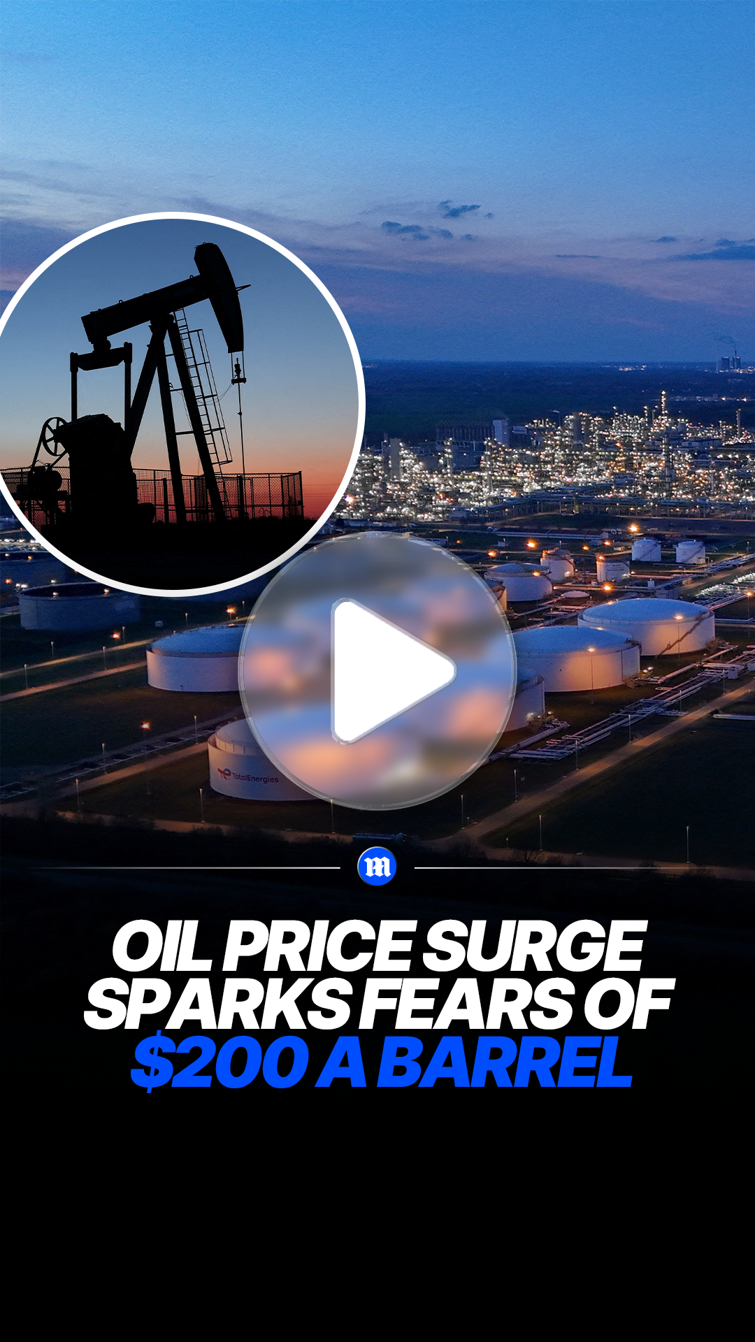 Oil price surge raises fears of $200 per barrel