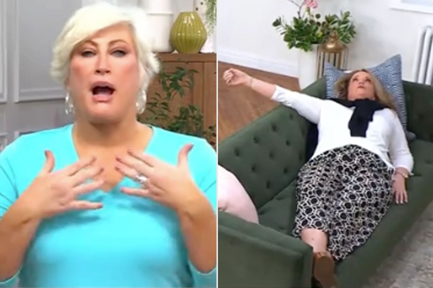 QVC hosts left bewildered after woman calls in with revealing style ...