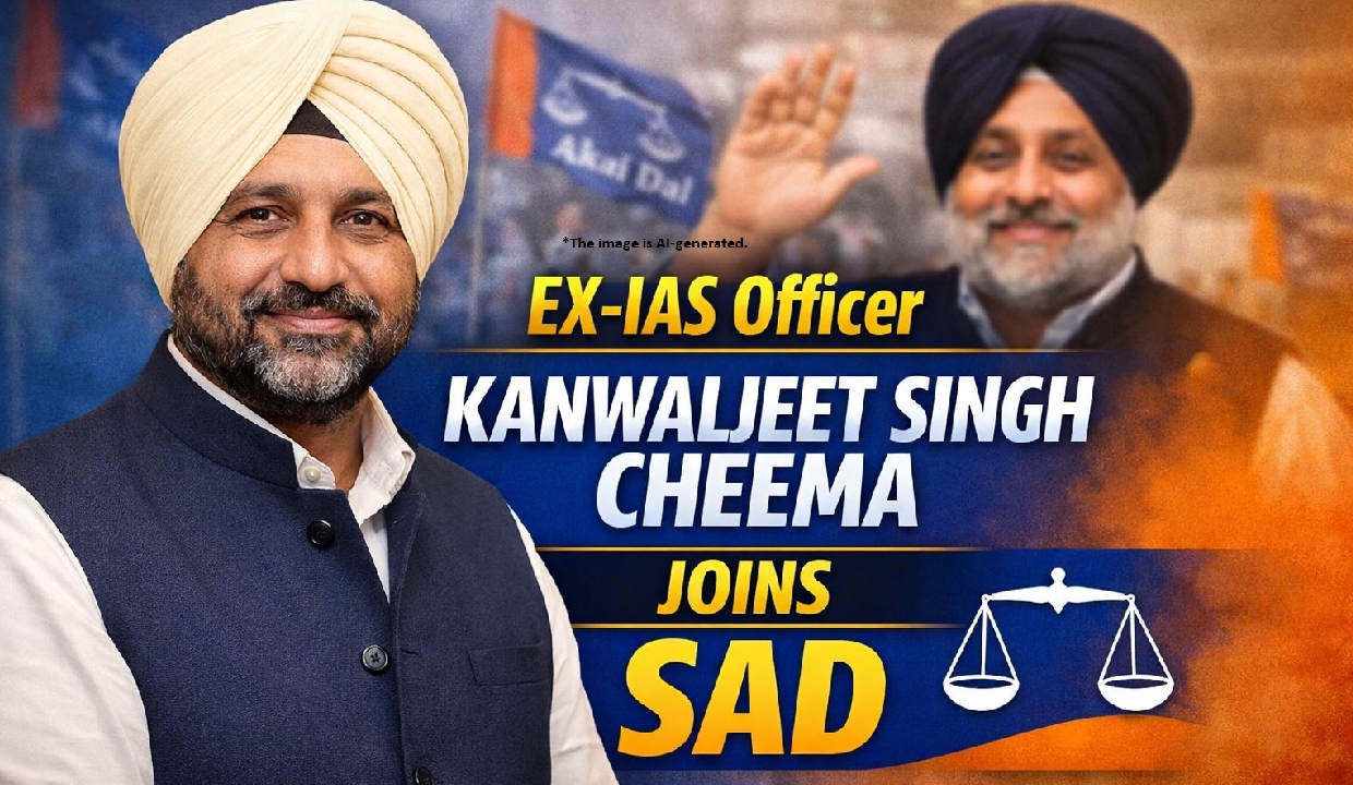 Ex-IAS officer Kanwaljeet Singh Cheema joins SAD