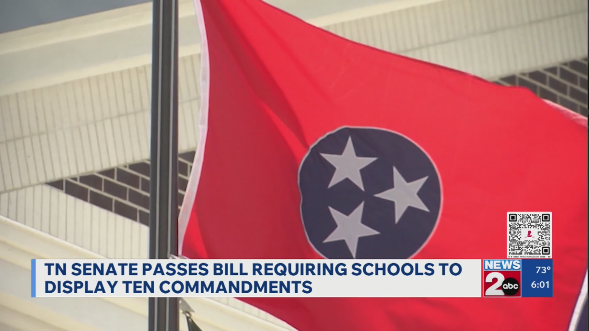 TN Senate passes bill requiring public schools to display the Ten ...