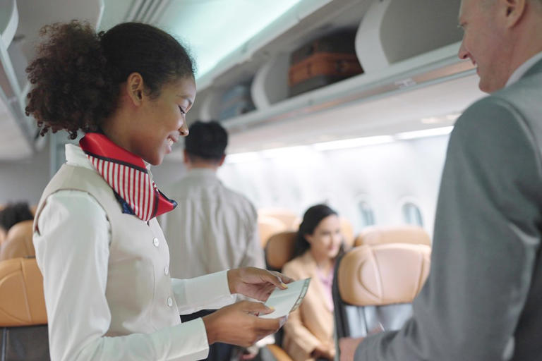 The sinister idea flight attendants have when they greet you on a plane ...