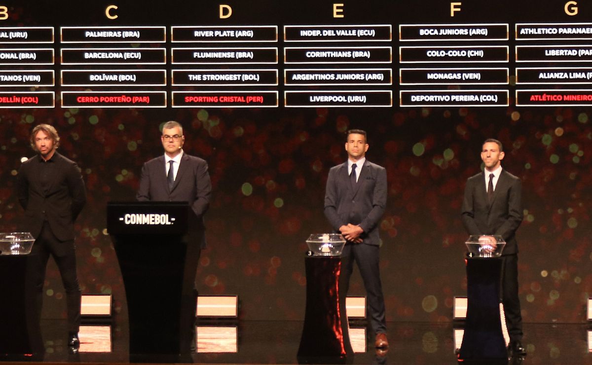 En vivo: los rivales de Boca en el sorteo de la Copa Libertadores 2026