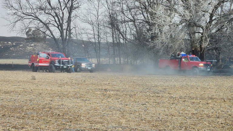 Lincoln Fire and Rescue members welcomed home from Morrill Fire response