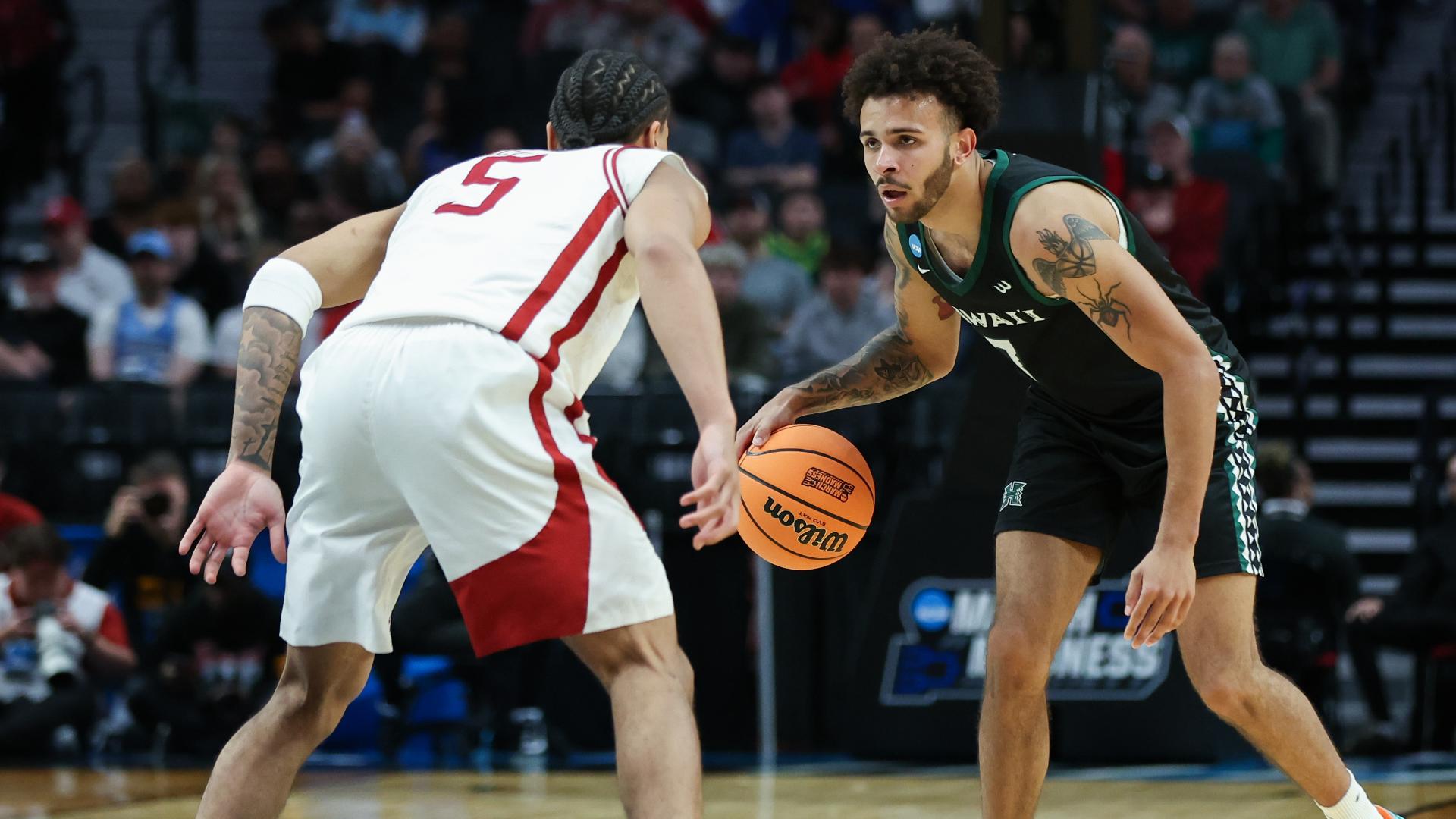 Here's what happened as Hogs beat Hawai'i in first round of NCAA tournament