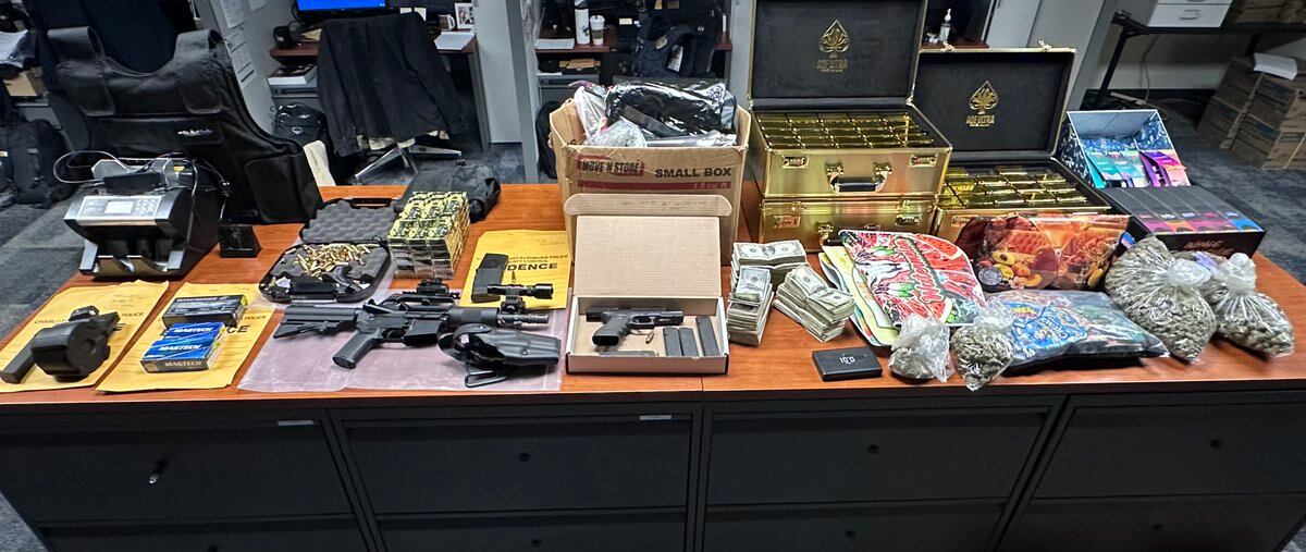 Traffic stop attempt uncovers major drug and firearm seizure
