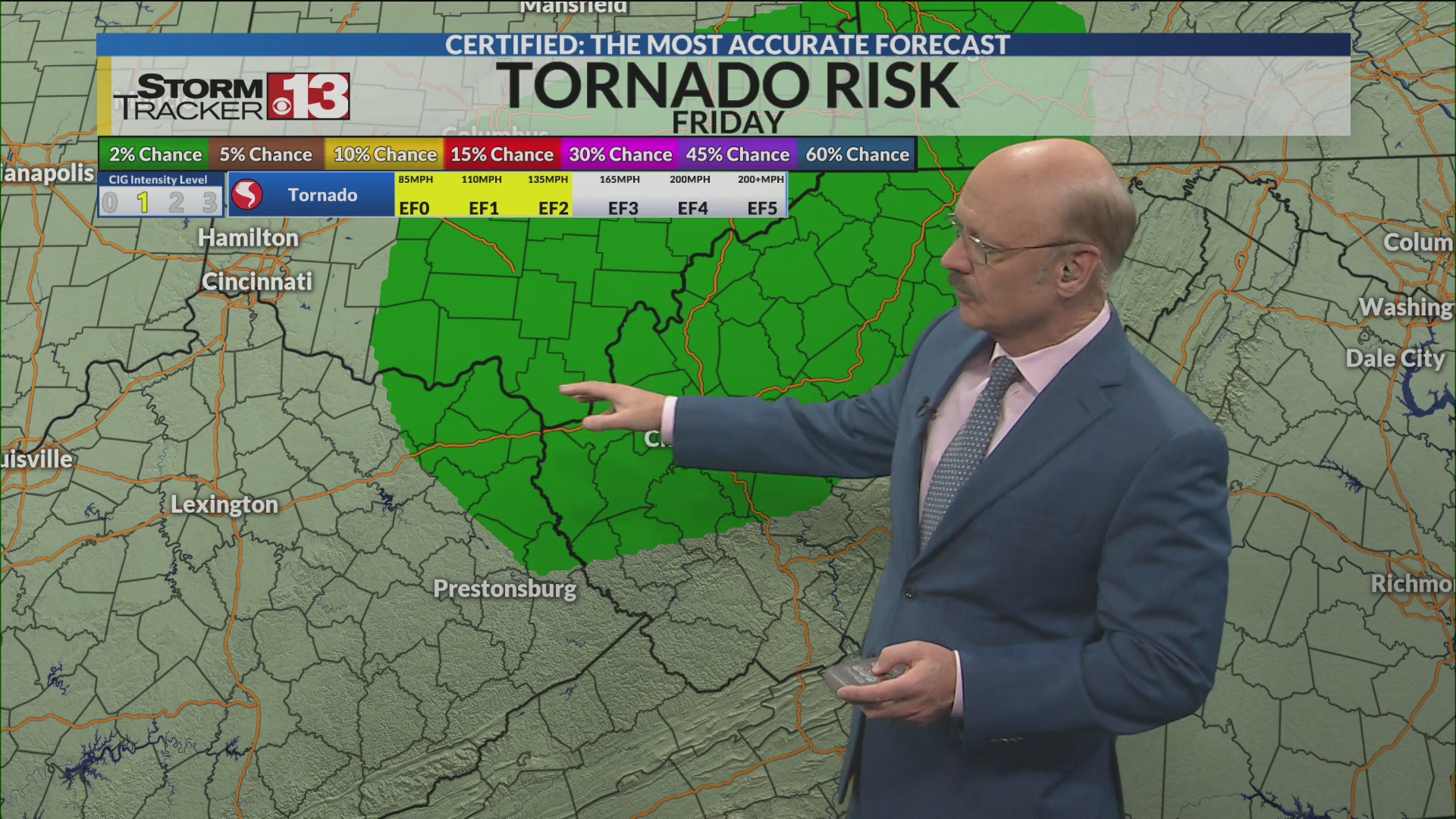 Severe storm chances added to Friday March 20, 2026 forecast