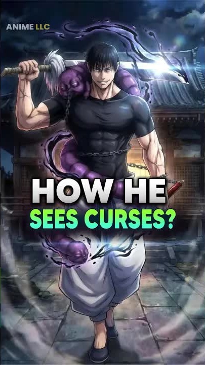 How does Toji see curses? #toji #jujutsukaisen
