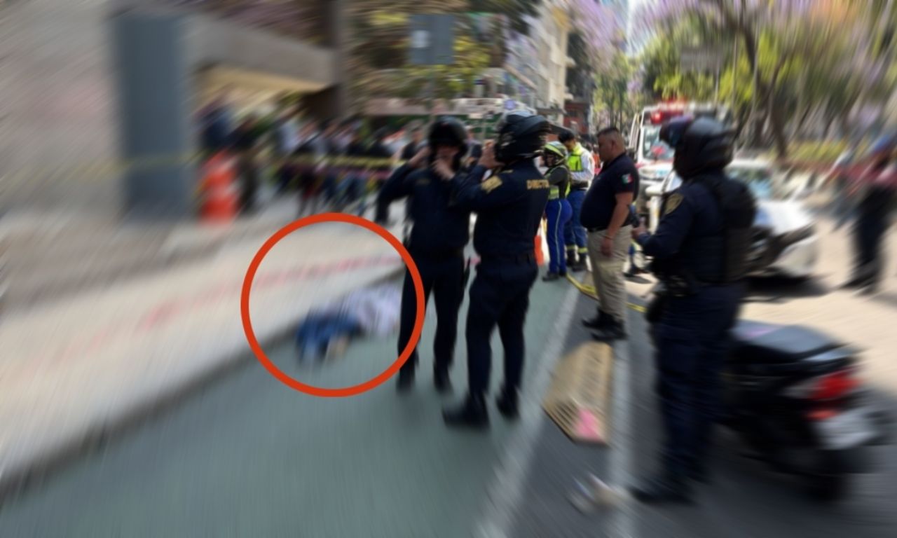Mujer cae de un balcón desde un piso 11 en Paseo de la Reforma