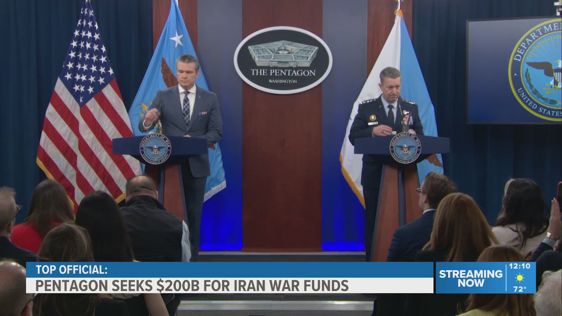 Pentagon seeks $200 billion in additional funding for the Iran war, AP ...