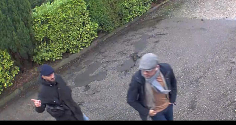 CCTV released of men police want to speak to in connection with ...