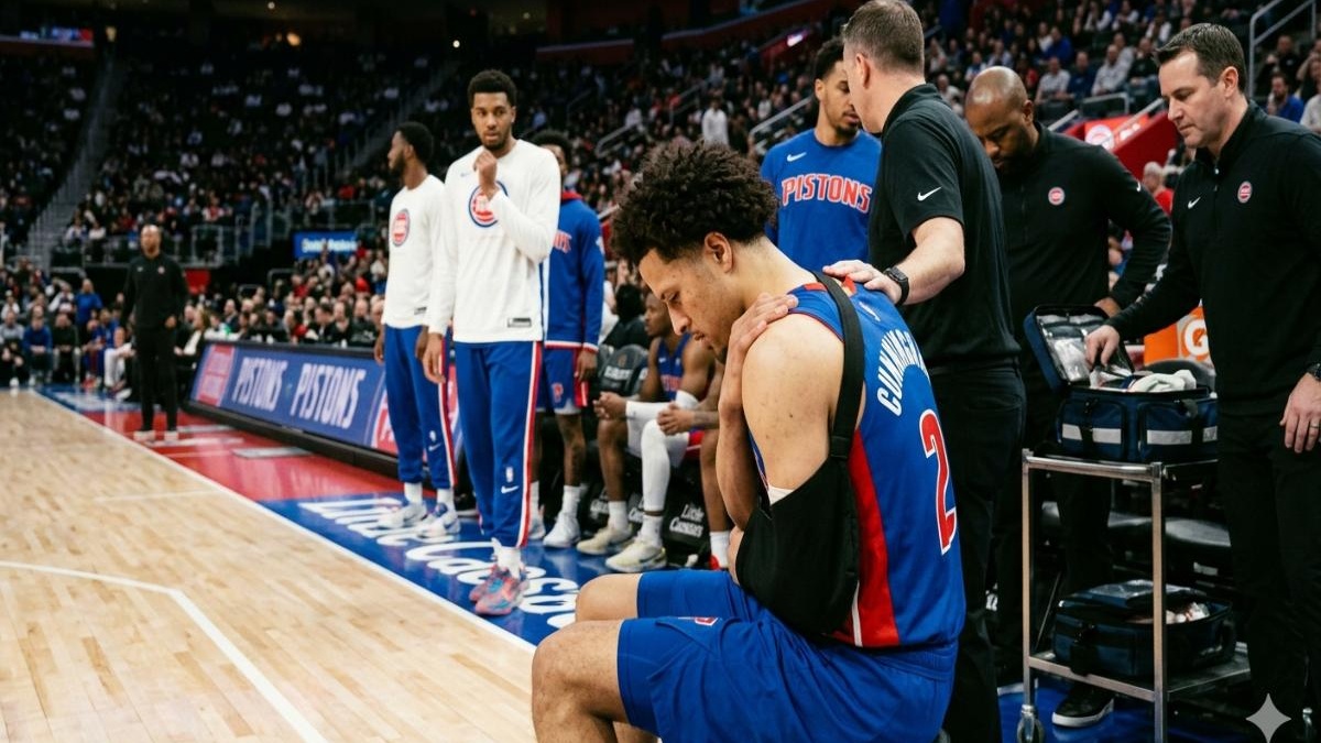 Cade Cunningham injury shocks NBA: What does his collapsed lung mean for the Pistons season?