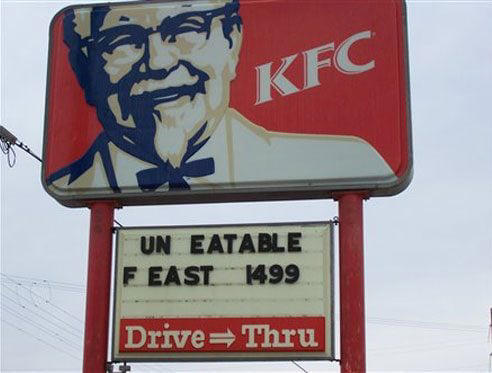 11 hilarious restaurant sign fails