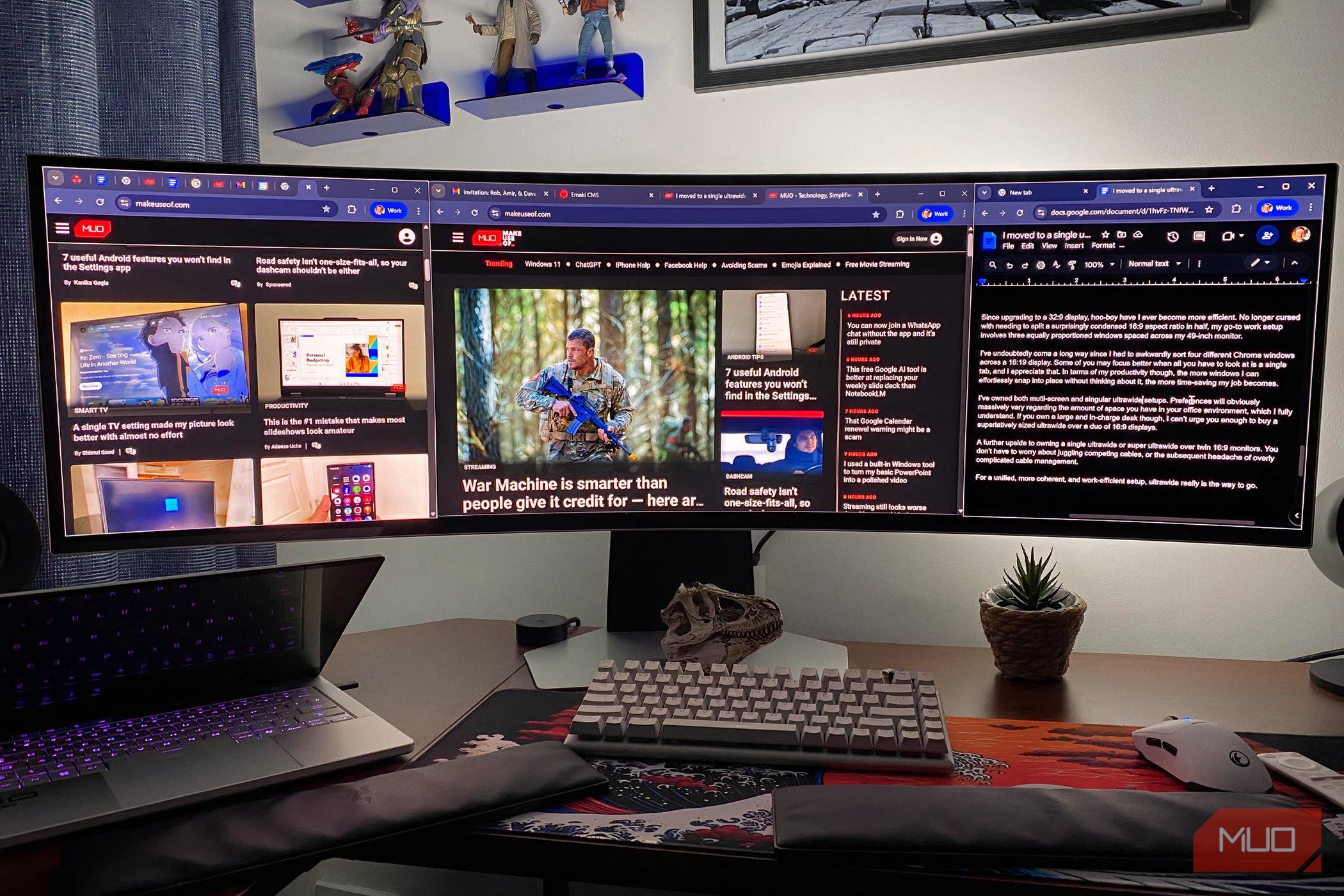 I moved to a single ultrawide and immediately stopped thinking about ...