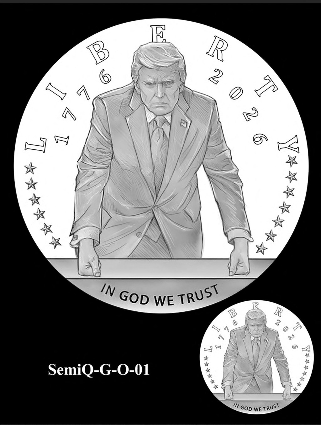 Trump to appear on 24K gold coin to commemorate America’s 250th ...