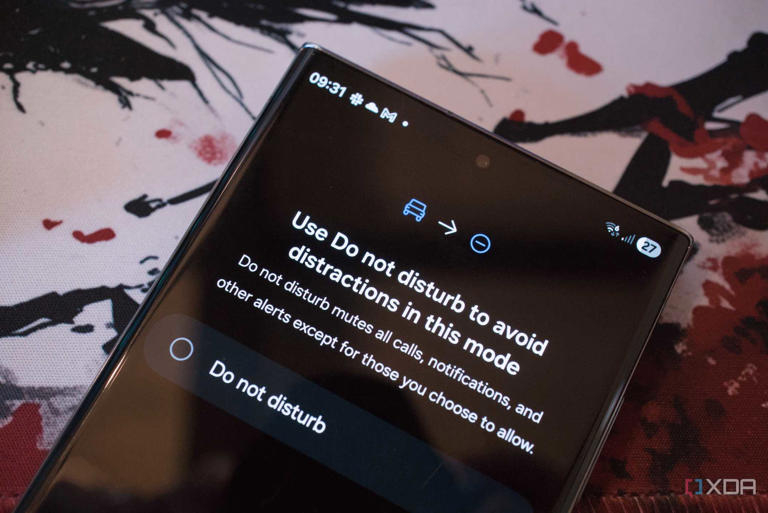 Android Driving mode do not distrub