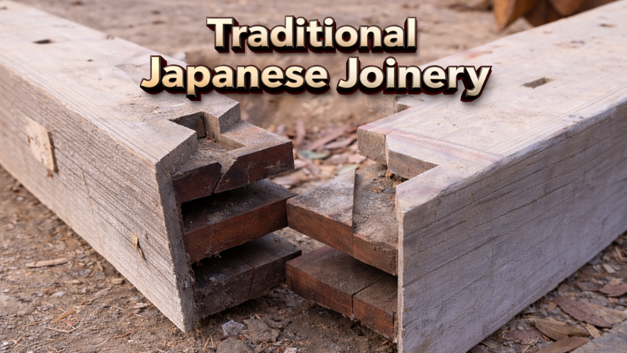 How Japanese joinery holds a house together