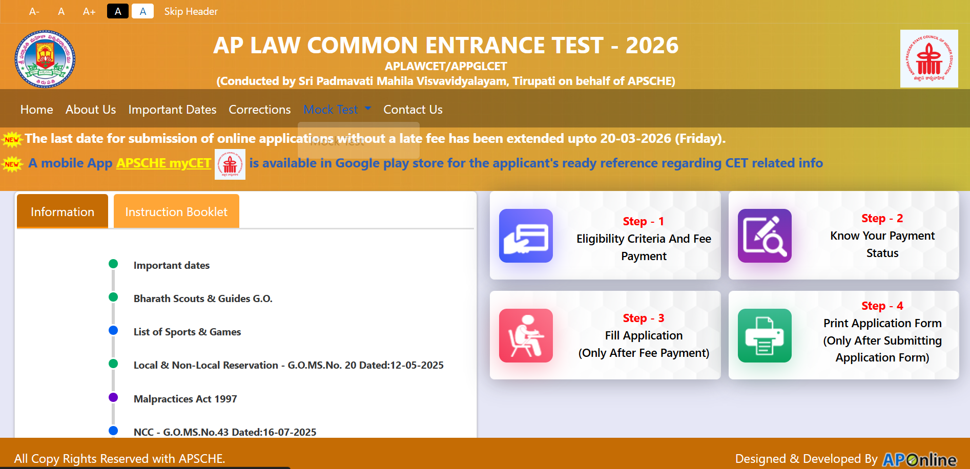 AP LAWCET registration window 2026 closing today: Check direct link to ...