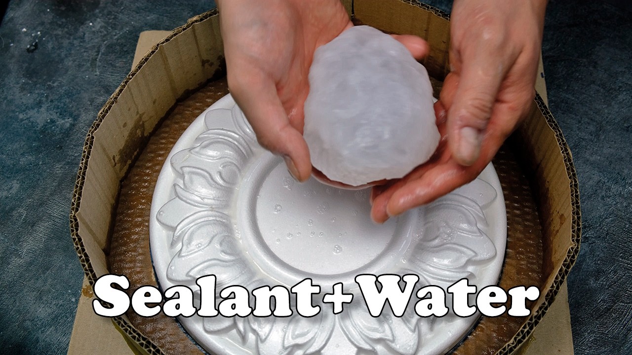 Sealant and water budget silicone mold DIY