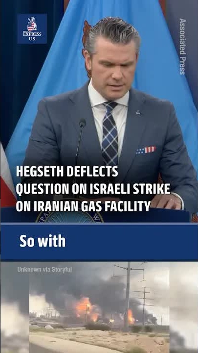 Hegseth on Israeli strike: US holds the cards in Iran conflict