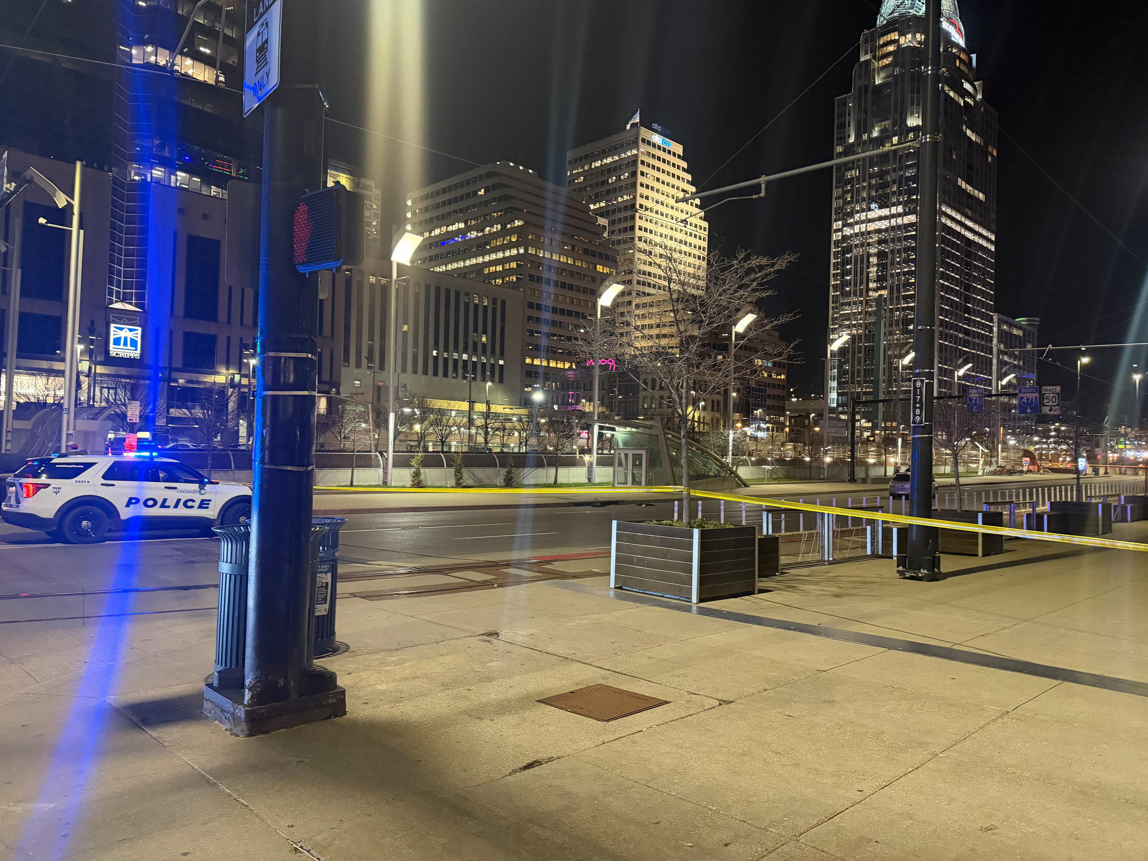 1 in critical condition after being hit by car downtown, police say