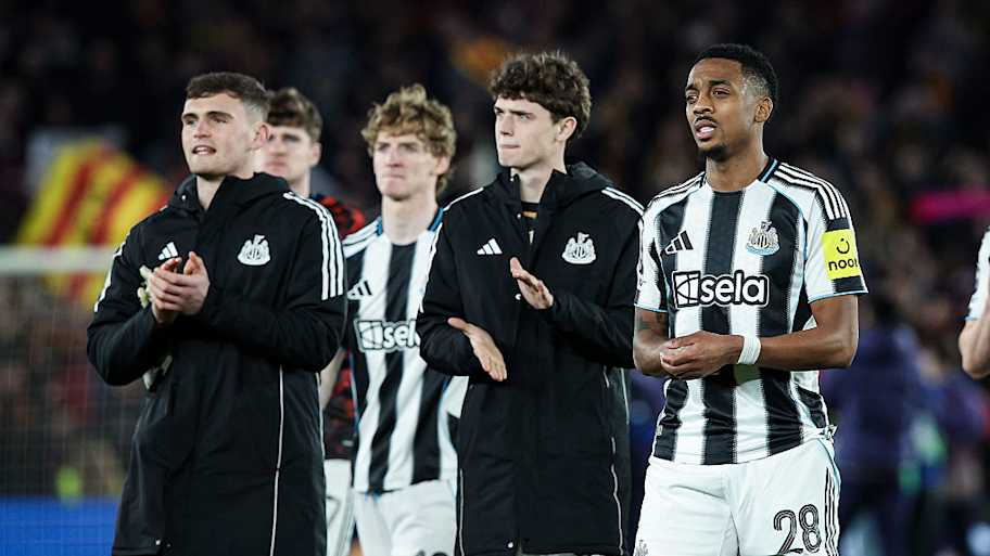 Newcastle were thumped by Barcelona in the week, exiting the Champions League. | Gongora/NurPhoto/Getty Images