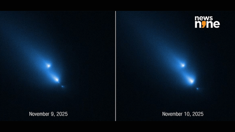 Comet suddenly splits into pieces near the sun, Hubble captures it all
