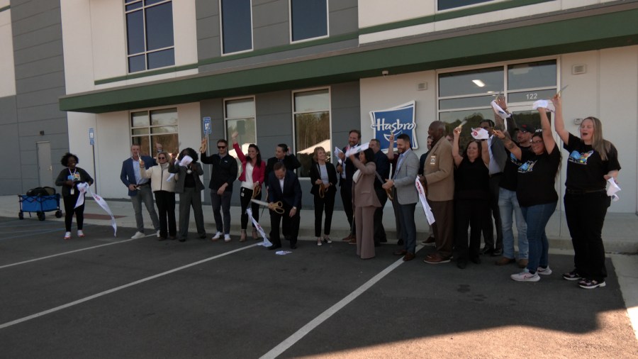 Toy company Hasbro opens facility in Midway