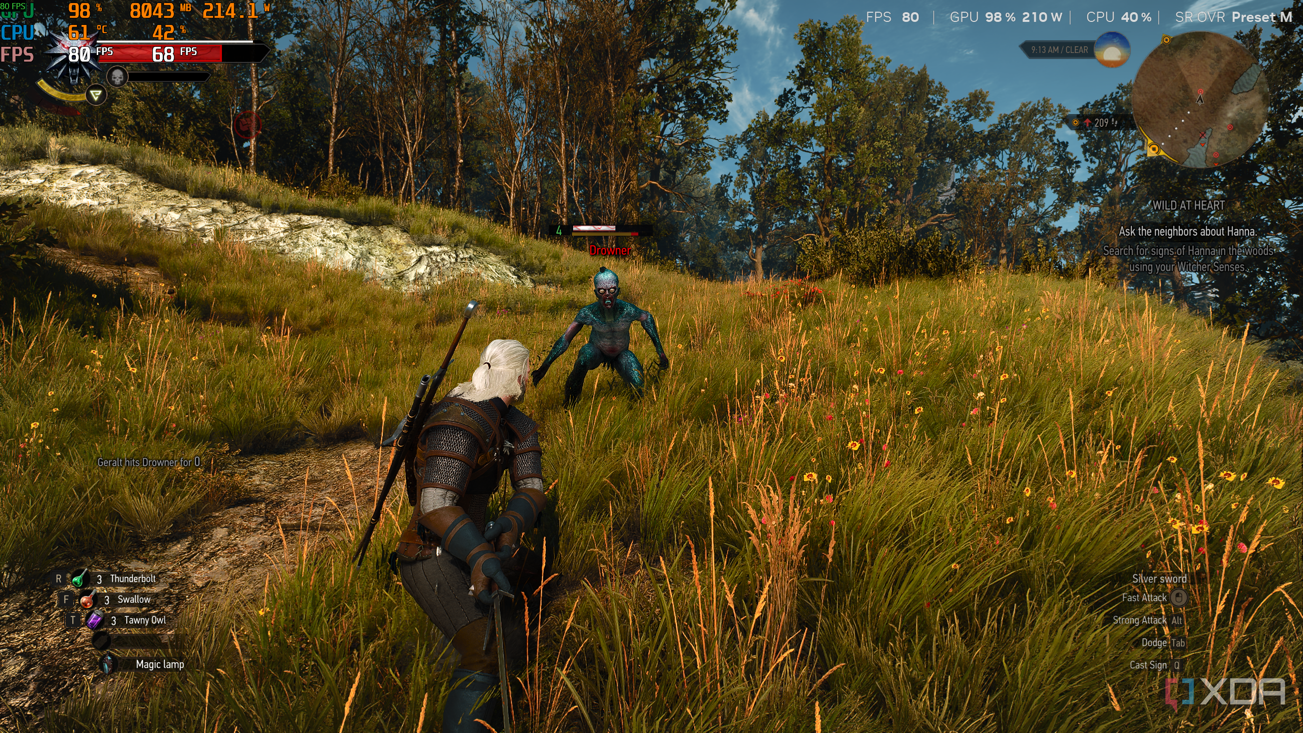 Witcher 3 DLSS 4.5 gameplay