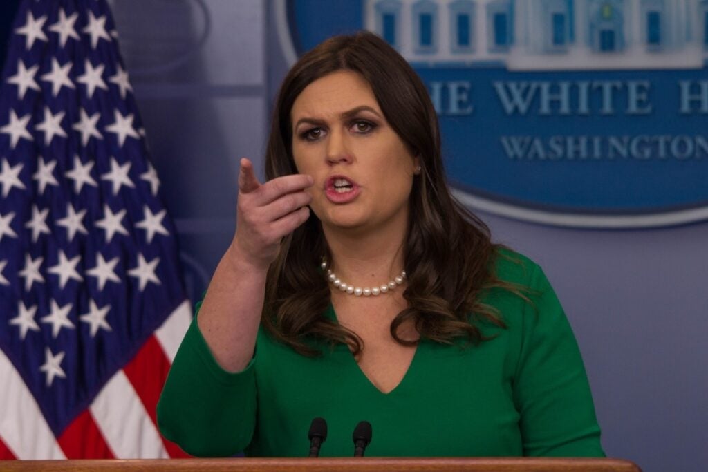 Sarah Huckabee Sanders says Arkansas restaurant staff asked her to leave after employees felt 