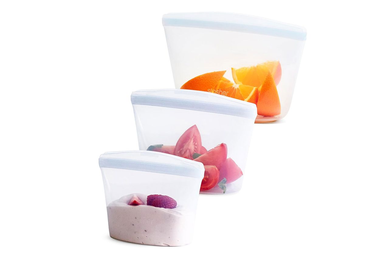 Stasher Premium Silicone Reusable Food Storage Bags