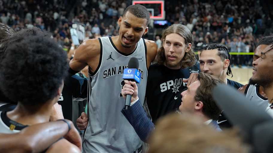 Victor Wembanyama regaled with 'MVP' chants after game-winner sends ...
