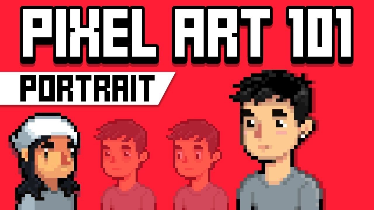 Pixel art 101: How to draw a portrait