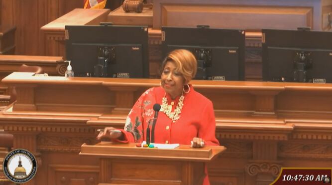 Rep. Edna Jackson delivers farewell to Georgia House