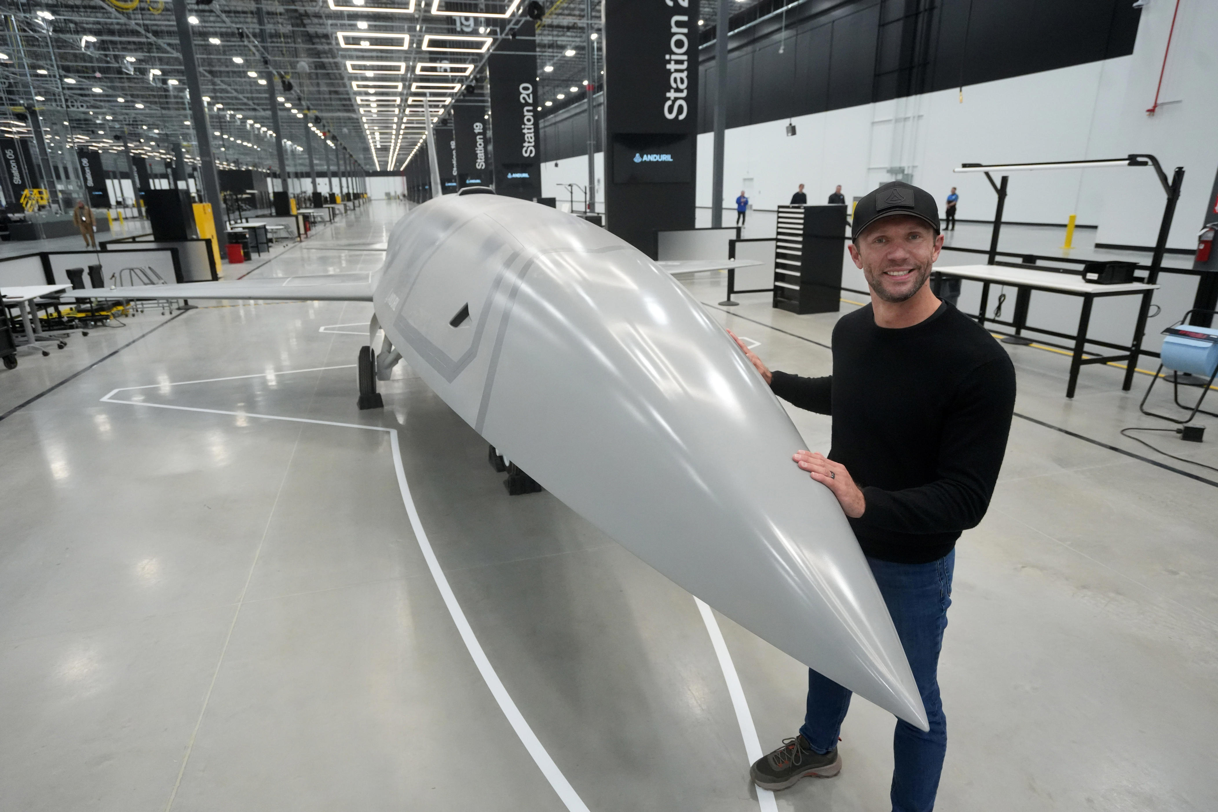 A peek inside Anduril before work making unmanned aircraft begins