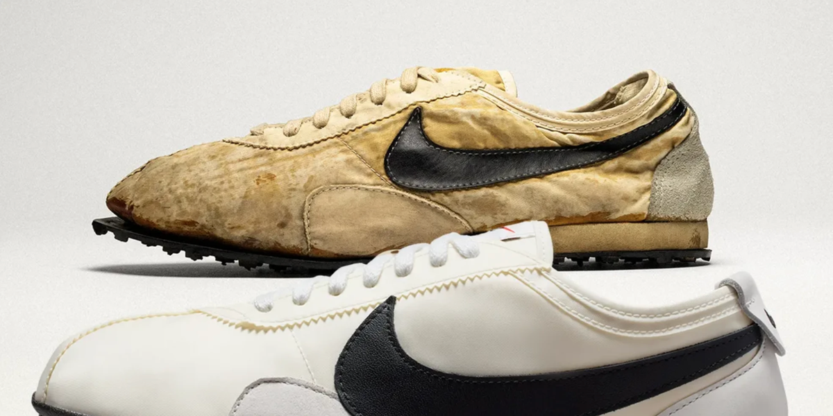 Nike's original Moon Shoe sold at auction for $437,500, but you can now ...