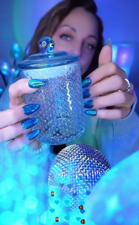 Glass jar ASMR