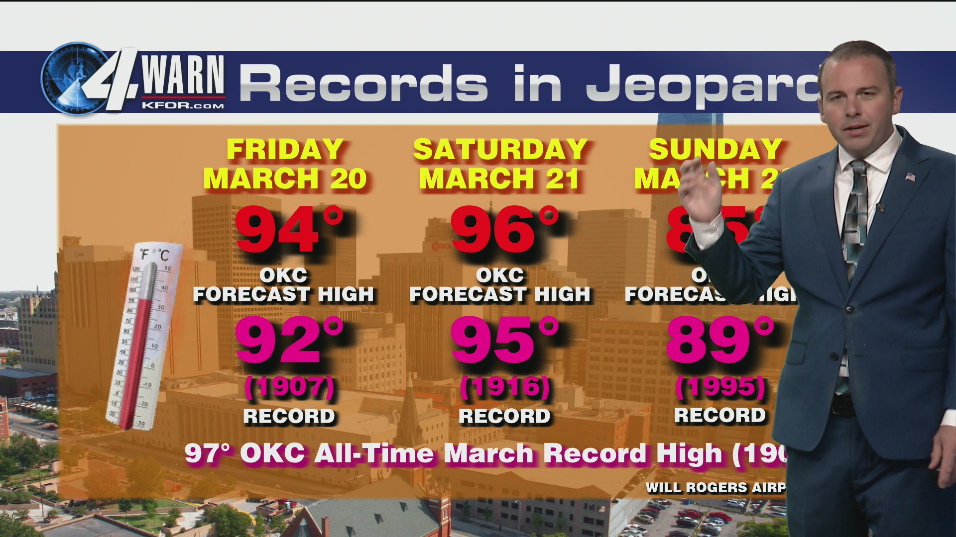 Aaron Brackett tracks record heat leading into the weekend